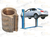 Гайка страхующая для подъёмника RAV KPN 306 бронза